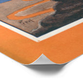 ザグリズリーベアーラグ ポスター (角)