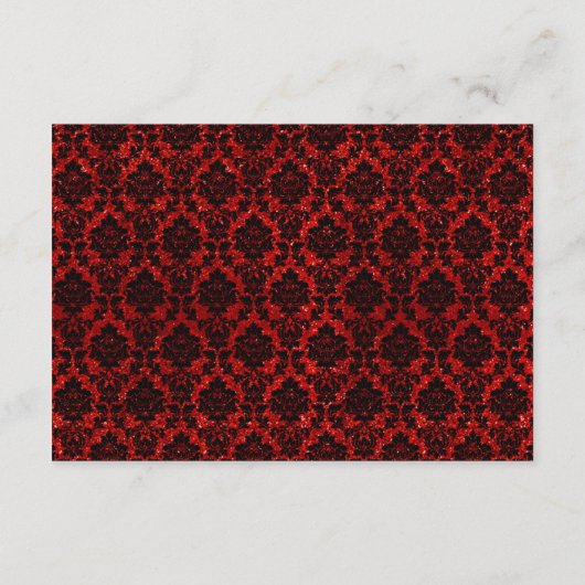 ザグリッターダマスクラスベガス結婚ズコレクション エンクロージャーカード (裏面)