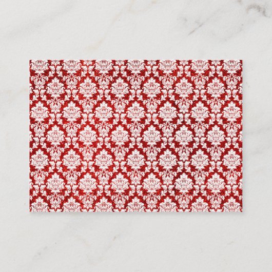 ザグリッターダマスクラスベガス結婚ズコレクション エンクロージャーカード (裏面)