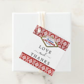 ザグリッターダマスクラスベガス結婚ズコレクション フェイバータグ (インサイチュ)