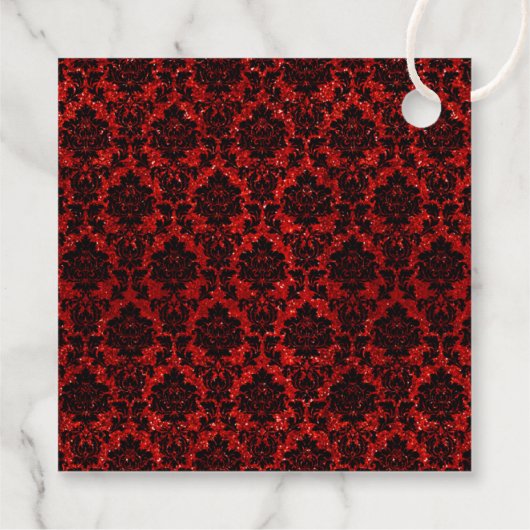 ザグリッターダマスクラスベガス結婚ズコレクション フェイバータグ (裏面)