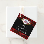 ザグリッターダマスクラスベガス結婚ズコレクション フェイバータグ (インサイチュ)