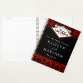 ザグリッターダマスクラスベガス結婚ズコレクション プランナー手帳 (ディスプレー)