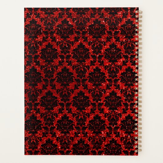 ザグリッターダマスクラスベガス結婚ズコレクション プランナー手帳 (裏面)