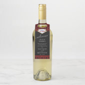 ザグリッターダマスクラスベガス結婚ズコレクション ボトルネックタグ (ボトル)