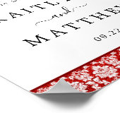 ザグリッターダマスクラスベガス結婚ズコレクション ポスター (角)