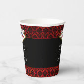 ザグリッターダマスクラスベガス結婚ズコレクション 紙コップ (右)