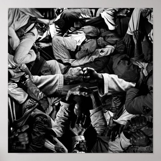 ザグリップ – 正方形ポスター ポスター (正面)