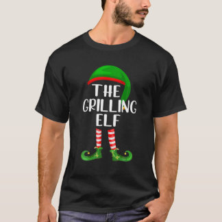 ザグリリングおもしろい小妖精や小人マッチングファミリークリスマス Tシャツ