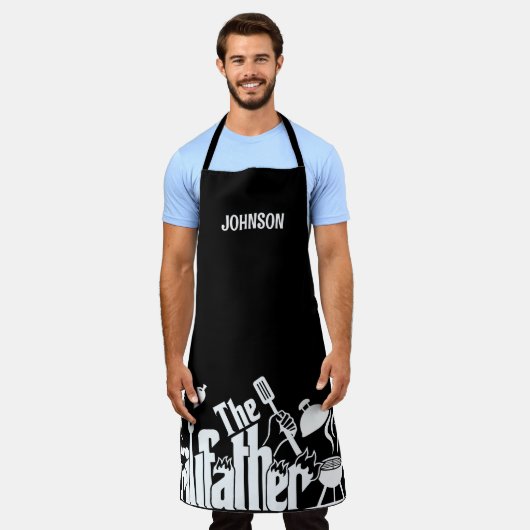 ザグリルファーザー エプロン (着用した状態)