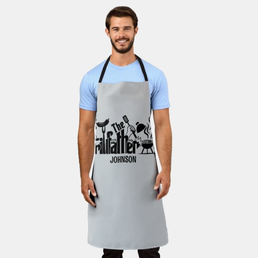 ザグリルファーザー エプロン (着用した状態)