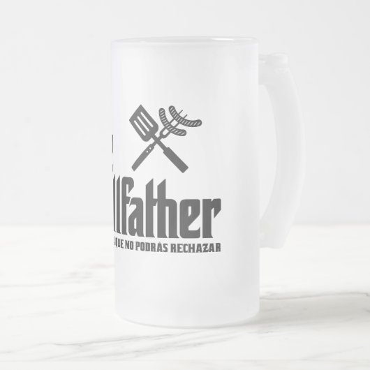 ザグリルファーザー フロストグラスビールジョッキ (正面右)