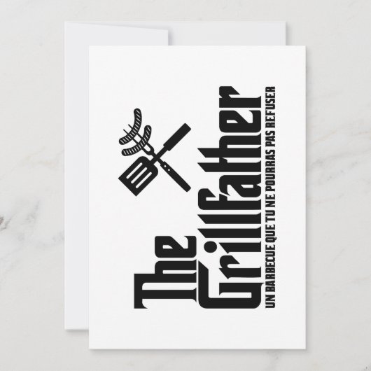 ザグリルファーザー 招待状 (正面)