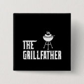 ザグリルファーザー | Bbq | Barbeque |グリルマスター 缶バッジ (正面)