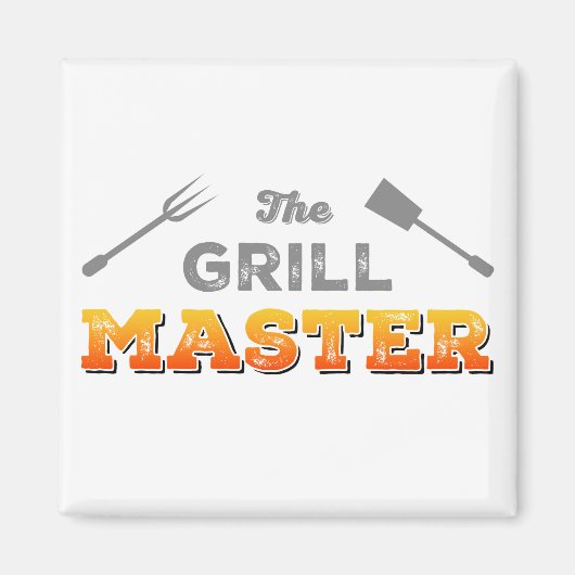 ザグリルマスターピットボスBBQ マグネット (正面)