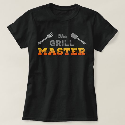 ザグリルマスターピットボスBBQ Tシャツ (デザイン正面)