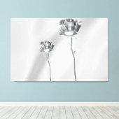 ザグリーミングバラ キャンバスプリント (インサイチュ (ウッドフロア))