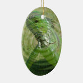 ザグリーンイグアナ セラミックオーナメント (右)