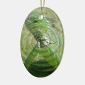 ザグリーンイグアナ セラミックオーナメント (左)