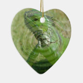 ザグリーンイグアナ セラミックオーナメント (右)