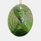 ザグリーンイグアナ セラミックオーナメント (右)