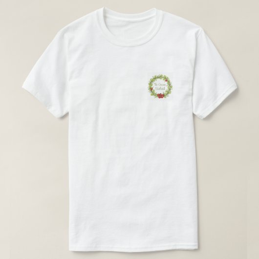ザグリーンサラダ(白) Tシャツ (デザイン正面)