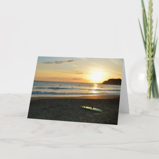 ザグリーンサーフボード カード (正面)