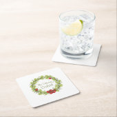 ザグリーンズサラダ スクエアペーパーコースター (インサイチュ)