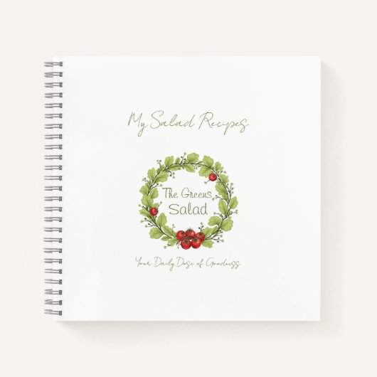 ザグリーンズサラダ ノートブック (正面)