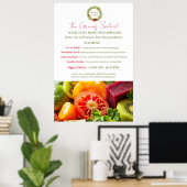 ザグリーンズサラダ ポスター (ホームオフィス)