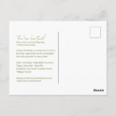 ザグリーンズサラダ ポストカード (裏面)