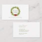 ザグリーンズサラダ 名刺 (正面/裏面)