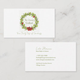 ザグリーンズサラダ 名刺