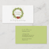 ザグリーンズサラダ 名刺 (正面/裏面)