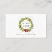 ザグリーンズサラダ 名刺 (正面)