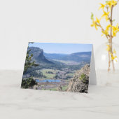 ザグリーンバレーコロラドグリーティングカード カード (黄色い花)