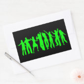 ザグリーンパーティー 長方形シール (封筒)