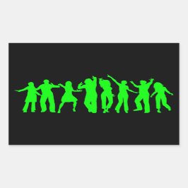 ザグリーンパーティー 長方形シール