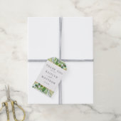 ザグリーンリー&金ゴールド結婚ズコレクション ギフトタグ (より糸付き)