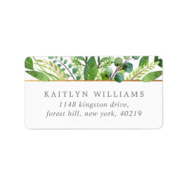 ザグリーンリー&金ゴールド結婚ズコレクション ラベル