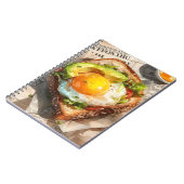 ザグルメオープン顔：様式化された朝食 ノートブック (左側)