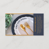 ザグルメパーソナルシェフイエロービジネスカード 名刺 (正面)