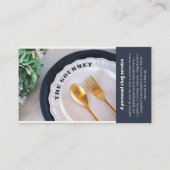 ザグルメパーソナルシェフホワイトビジネスカード 名刺 (正面)