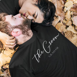 ザグルームシックパーソナライズされたバチュラーパーティ Tシャツ