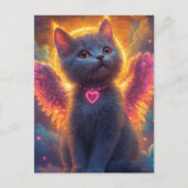 ザグレイエンジェル子猫 ポストカード (正面)