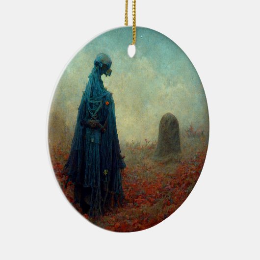 ザグレイブサーレアルSci-Fiファンタジーエイリアン セラミックオーナメント (右)