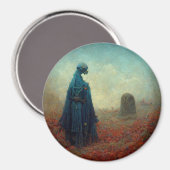 ザグレイブサーレアルSci-Fiファンタジーエイリアン マグネット (正面/裏面)