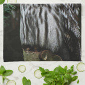 ザグレイ素晴らしフクロウクトクナ キッチンタオル (折り畳み)