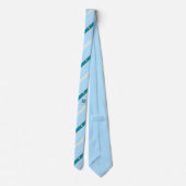 ザグレブのストライプな旗 ネクタイ (裏面)