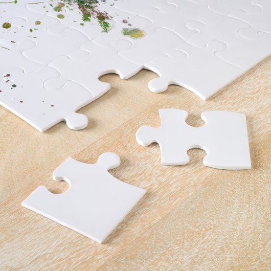 ザグレブクロアチアスカイライン ジグソーパズル (側面)